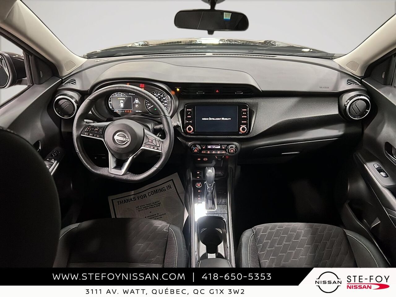 Nissan Kicks SV TA 2024 Noir Ste-Foy - photo #12