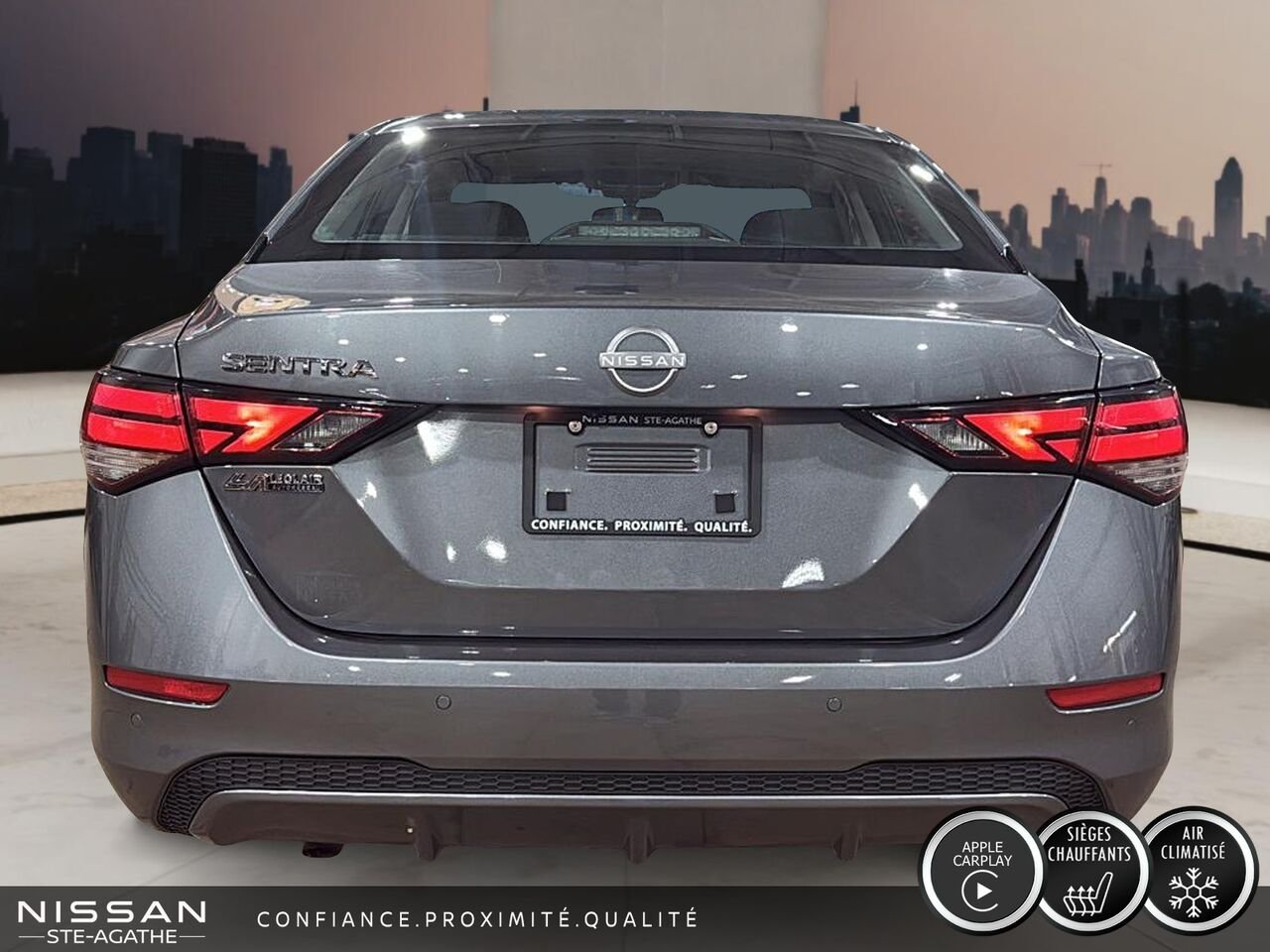 Nissan Sentra S Plus | AUTOMATIQUE | APPLE CARPLAY | UN SEUL PROPRIÉTAIRE 2024 Gris Saint-Jérôme - photo #3