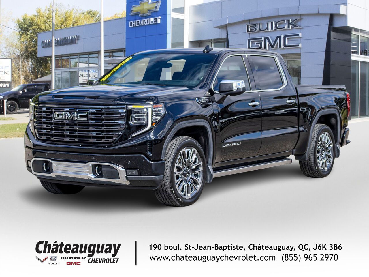 Black 2025 GMC Sierra 1500 Pickup Truck Four-Wheel Drive Automatic