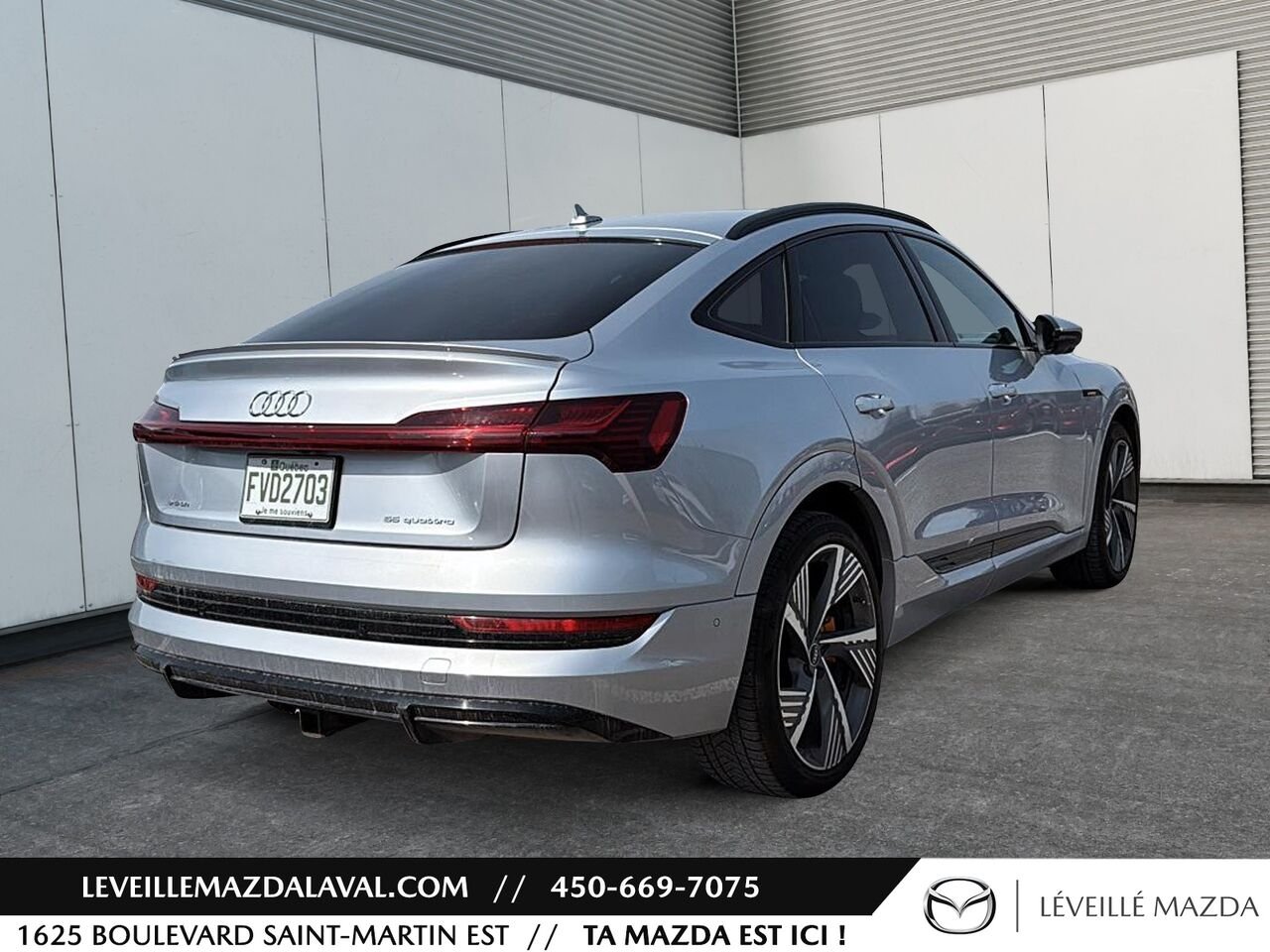 Audi e-tron SP SPORTBACK Technik quattro 2021 Argent Laval - photo #4