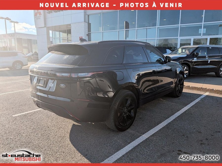 Land Rover Range Rover Velar S P250-cuir bleu-toit pano-sièges et volant chauffant-carplay/android auto 2022 Noir