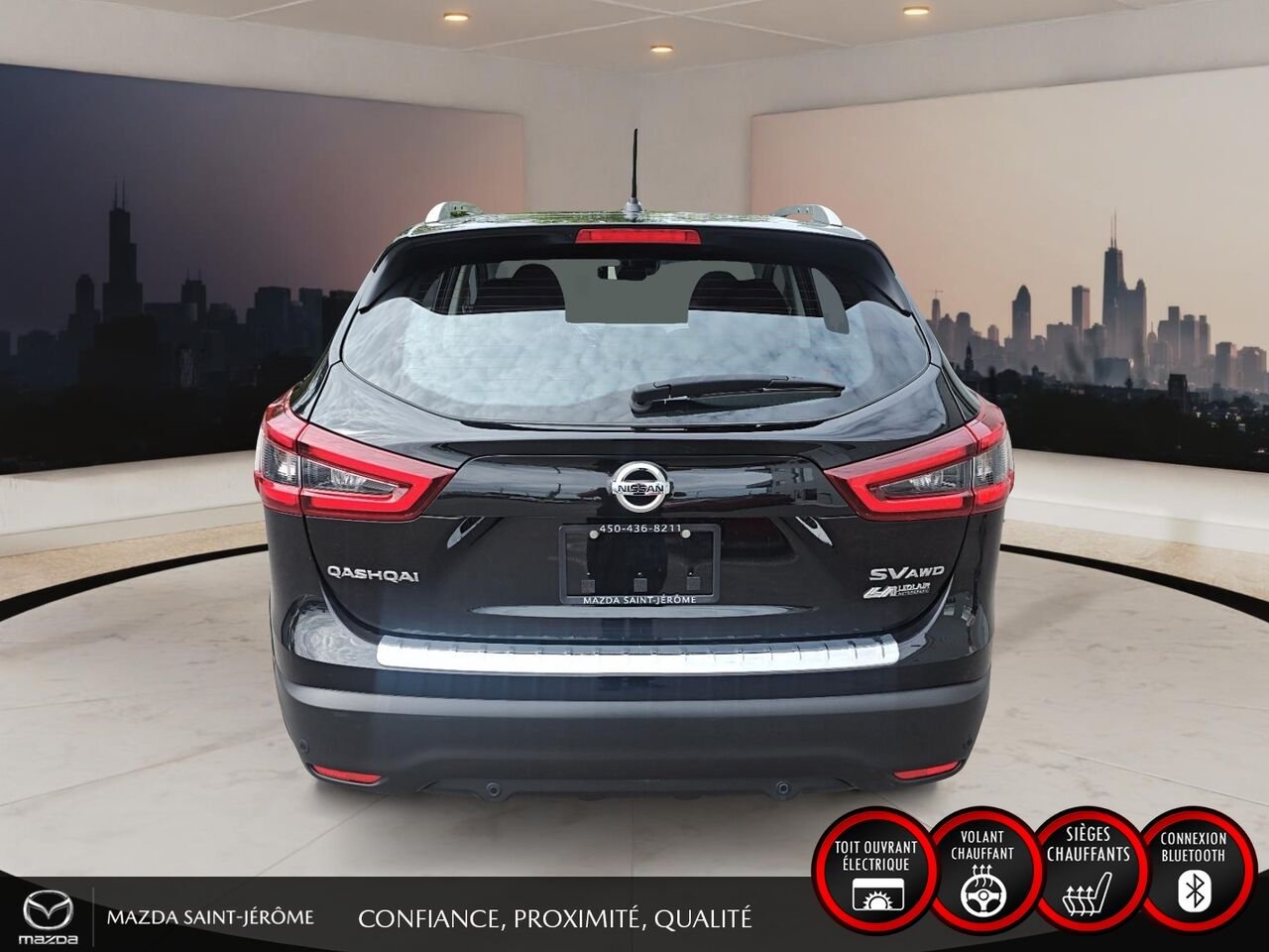 Nissan Qashqai SV | TOIT OUVRANT | AWD | 2023 Noir Saint-Jérôme - photo #6