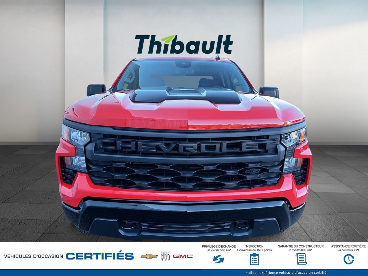 2026 CHEVROLET SILVERADO Custom Trail Boss cabine multiplace 4RM 157 po Red Montmagny - photo #1