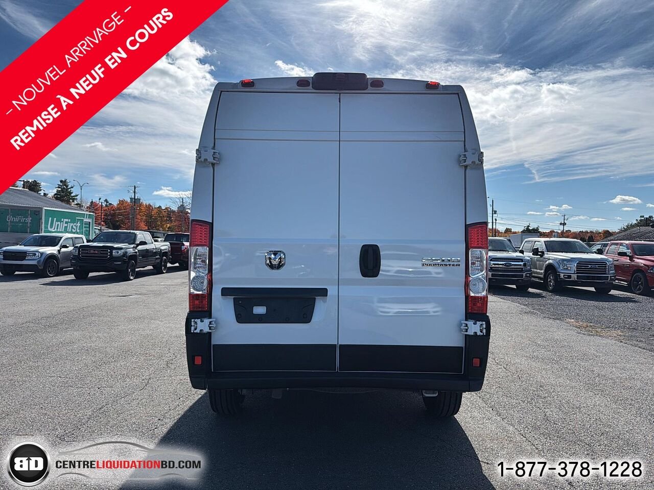 Ram ProMaster fourgonnette utilitaire 2500 Tradesman toit élevé 136 po avec siège passager | BD0464 2025 Blanc Granby - photo #8