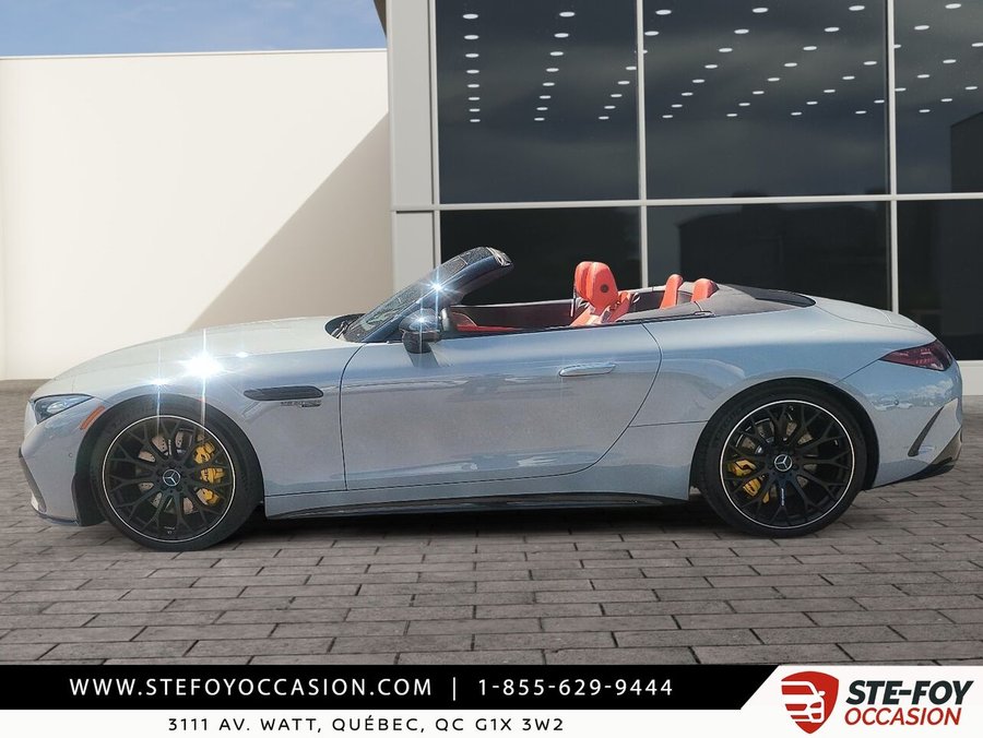 Mercedes-Benz SL SL 63 AMG ROADSTER CUIR ROUGE 2022 Gris