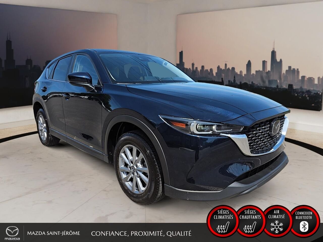 2024 Mazda CX-5 Blue Sainte-Agathe-des-Monts - photo #3