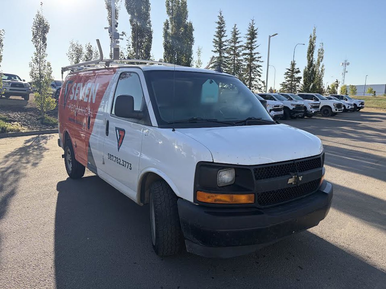 2017 Chevrolet Express Cargo Van RWD 2500 135 White Sherwood Park - photo #1