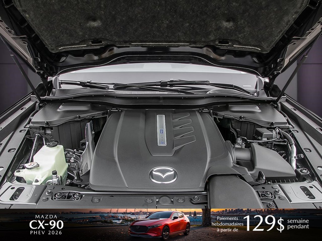 2026 Mazda CX-90 PHEV JM3KKCHAXT1377071 Jet Black Mica Mirabel - photo #5
