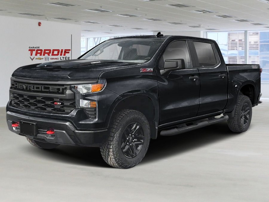 2026 CHEVROLET Silverado 1500 Custom Trail Boss cabine multiplace 4RM 157 po Black