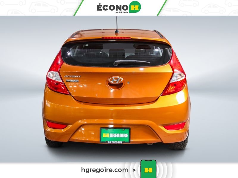 2016 Hyundai Accent Orange Laval - photo #5