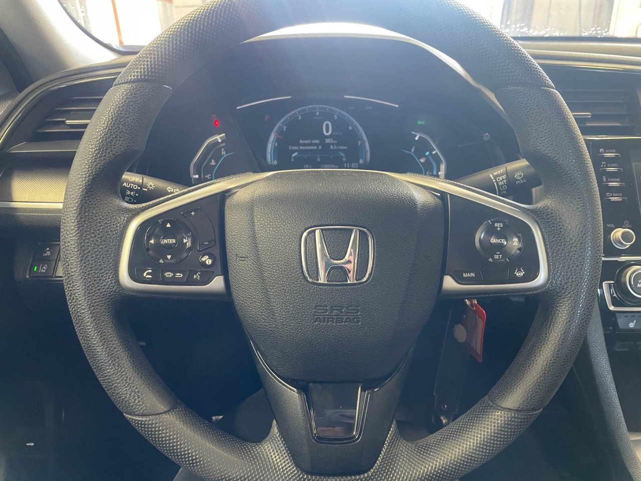 Honda Civic LX AUTO *SIÈGES CHAUF* CARPLAY BLUETOOTH REG ADAPT 2019 Gris Saint-Jérôme - photo #12