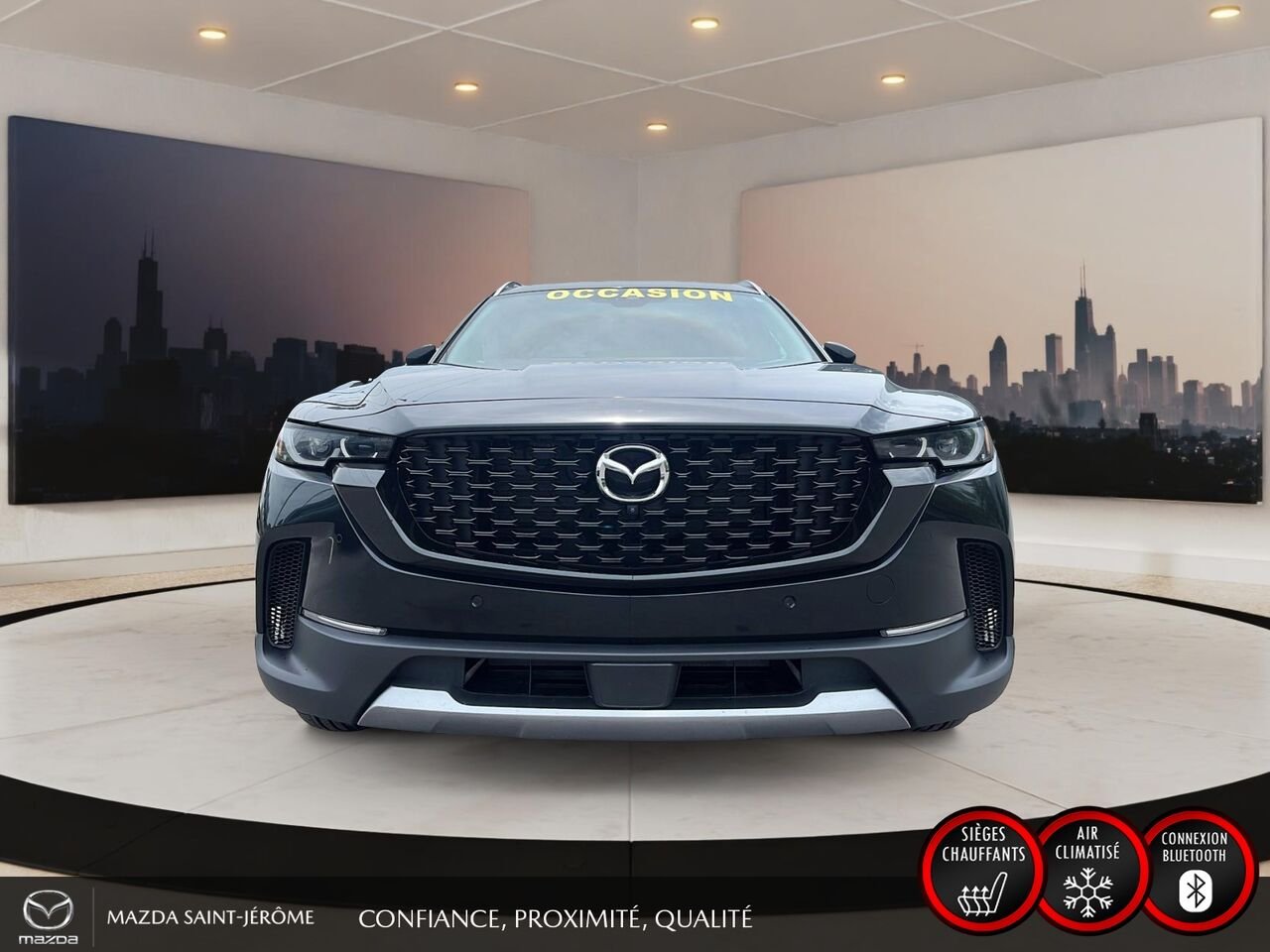 Mazda CX-50 GT avec moteur turbo | TOIT PANORAMIQUE | CUIR | AWD | 2024 Noir Saint-Jérôme - photo #2