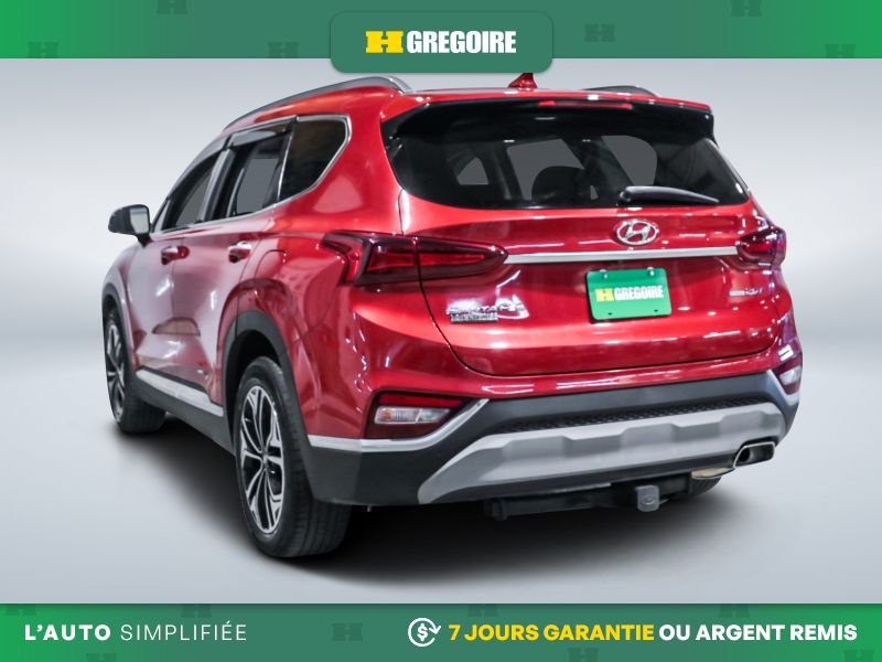 2019 Hyundai Santa Fe Red Blainville - photo #5