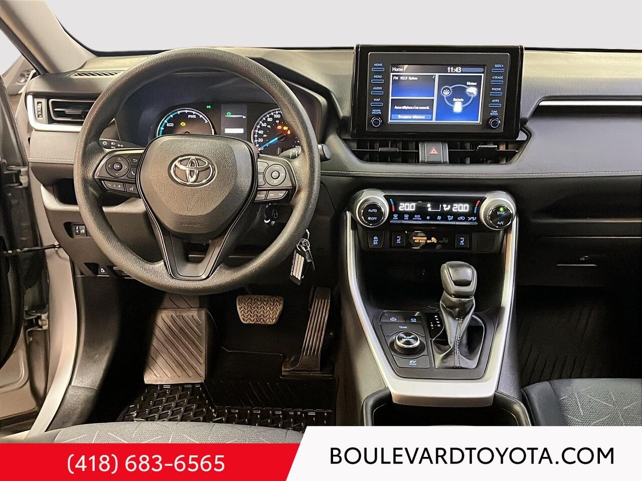 Toyota RAV4 Hybride 100776A-97 | LE, AWD 2022 Gris Québec - photo #16