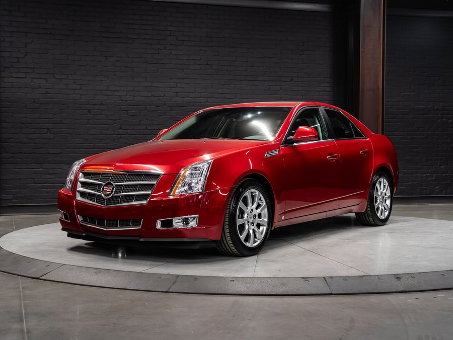 2009 Cadillac CTS w/1SB | Heated & Cooled Seats | Dual Climate Control | Low Km's | Clean CARFAX Red