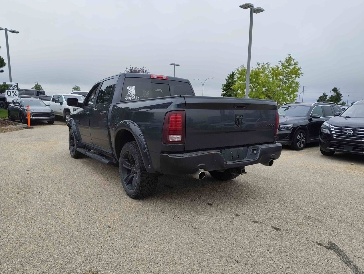 2018 Ram 1500 Sport 4x4 Crew Cab 5'7 Box *Ltd Avail* Grey Sherwood Park - photo #4
