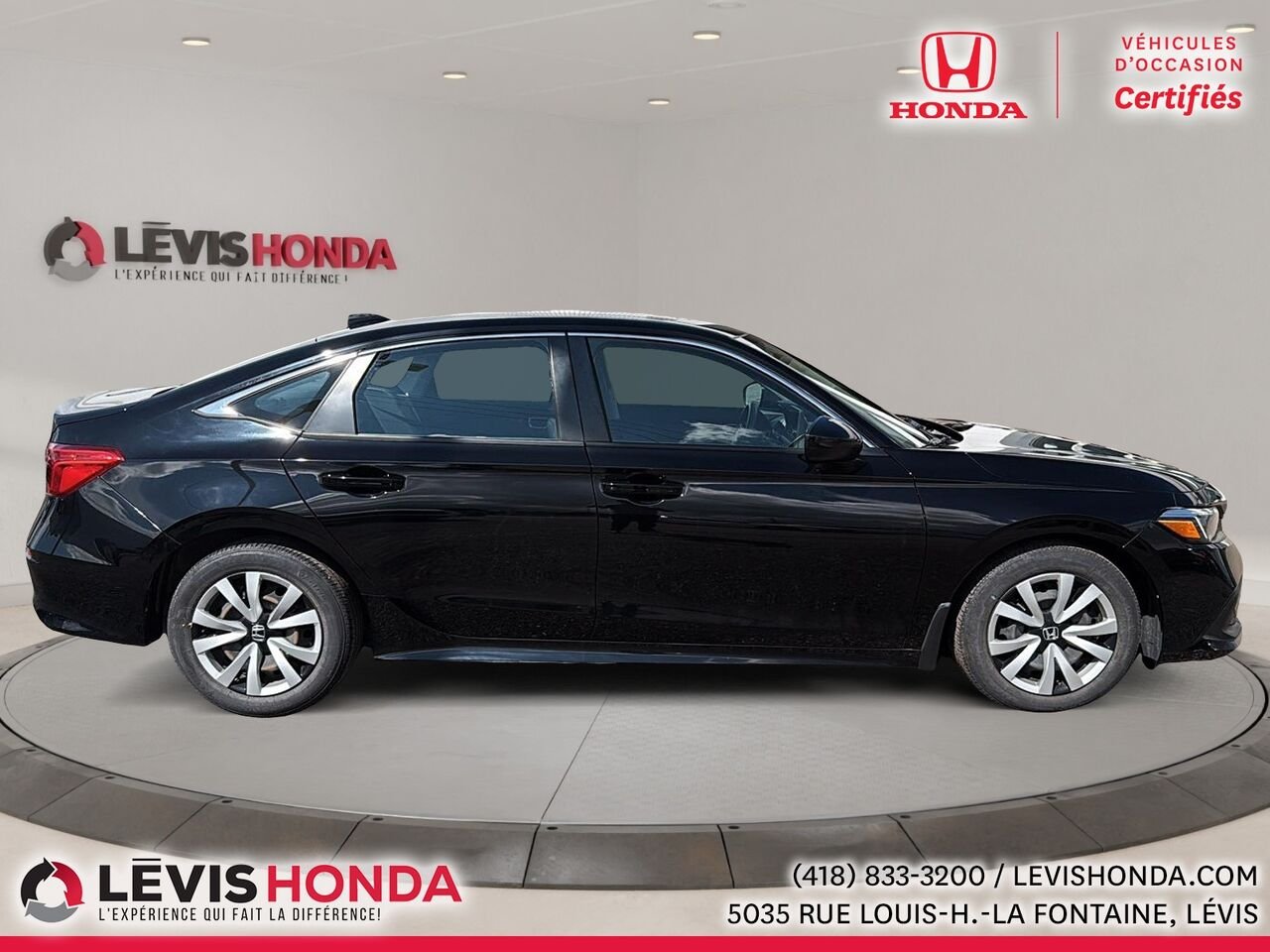 Honda Civic LX LX CVT 2023 Blanc Lévis - photo #8