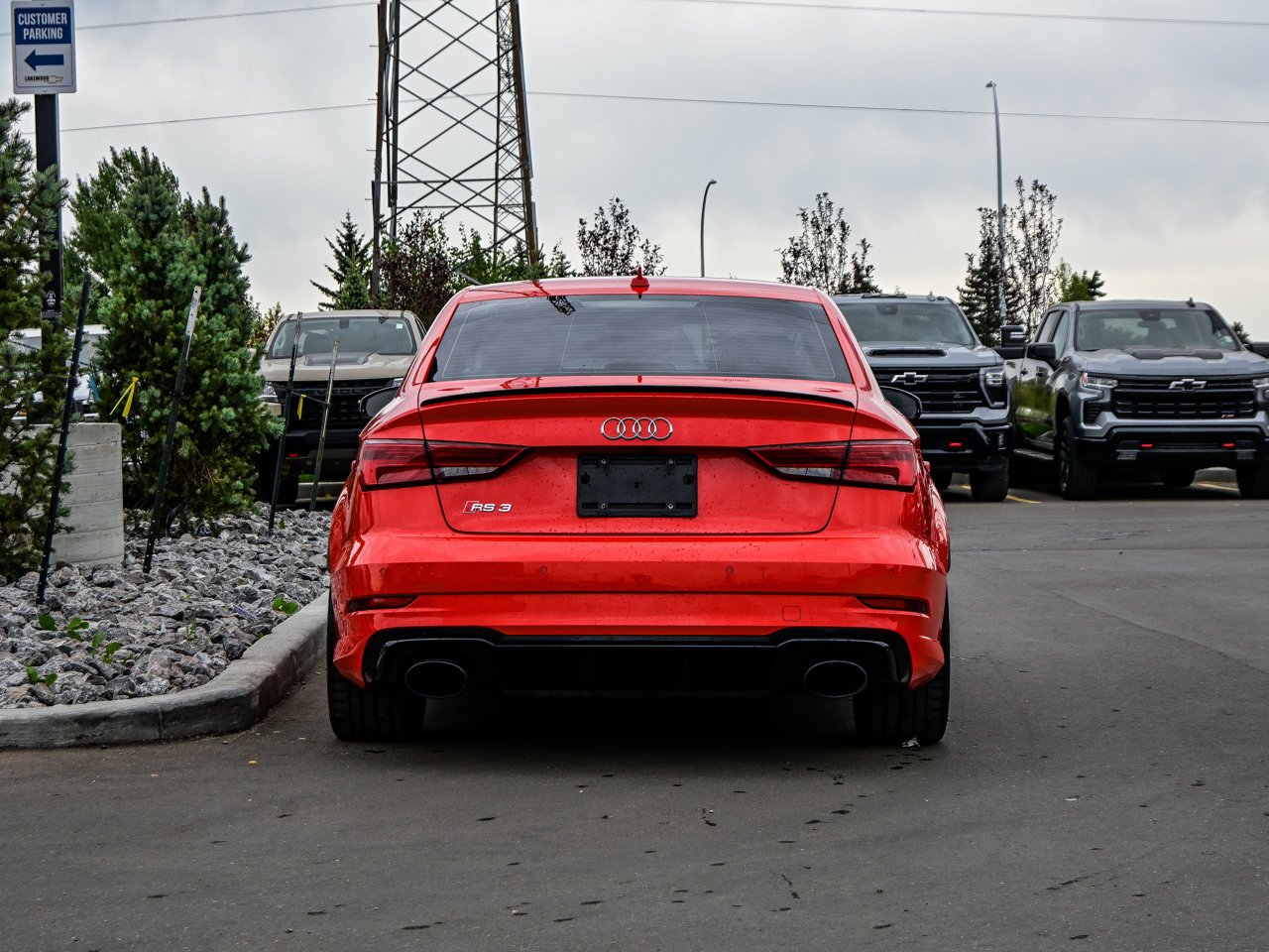 2018 Audi RS 3 Sedan 2.5 TFSI quattro S tronic Catalunya Red Metallic Sherwood Park - photo #11