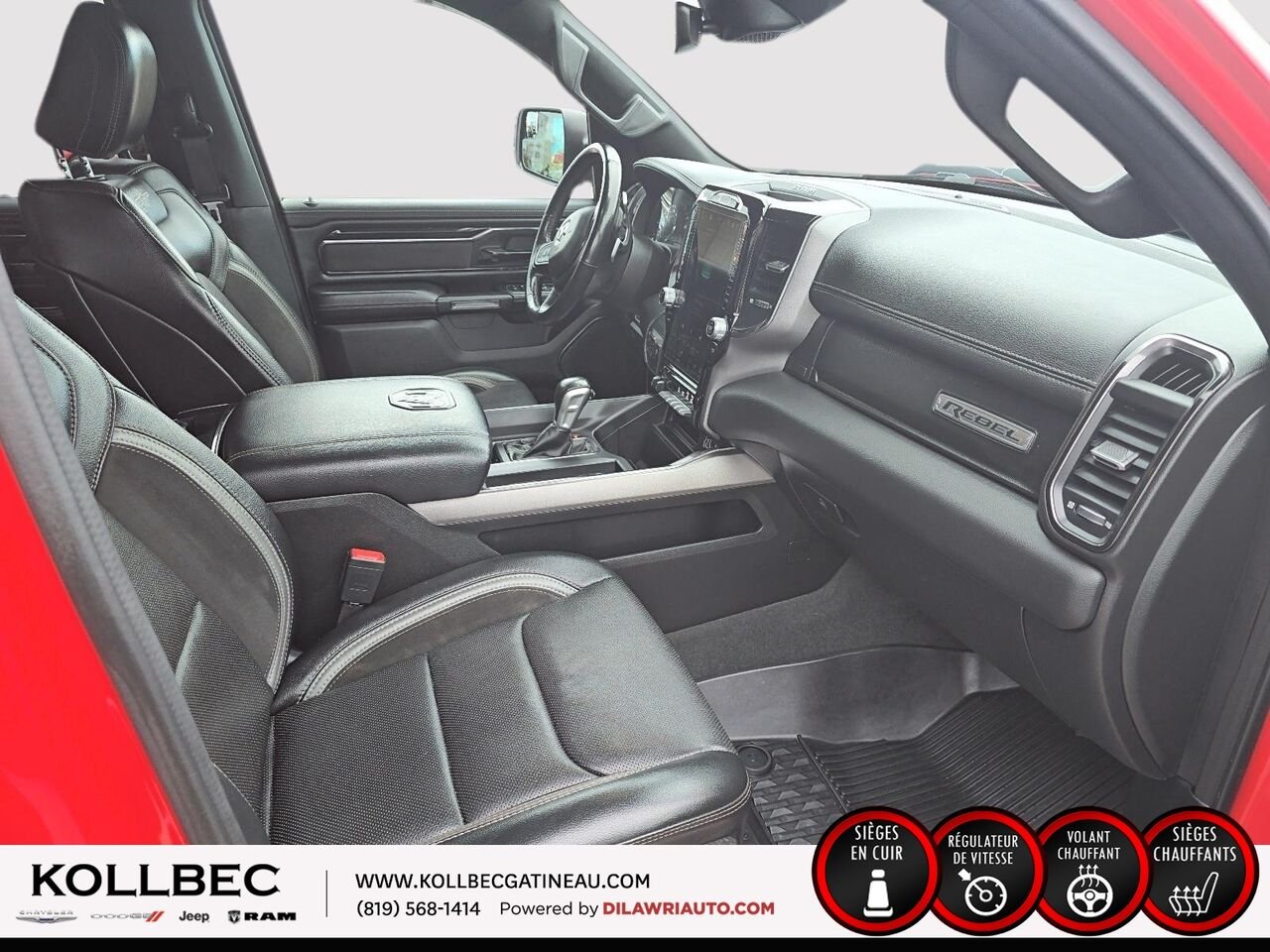 RAM 1500 Rebel GT Crewcab 4x4 2022 Rouge Ottawa & Gatineau - photo #20