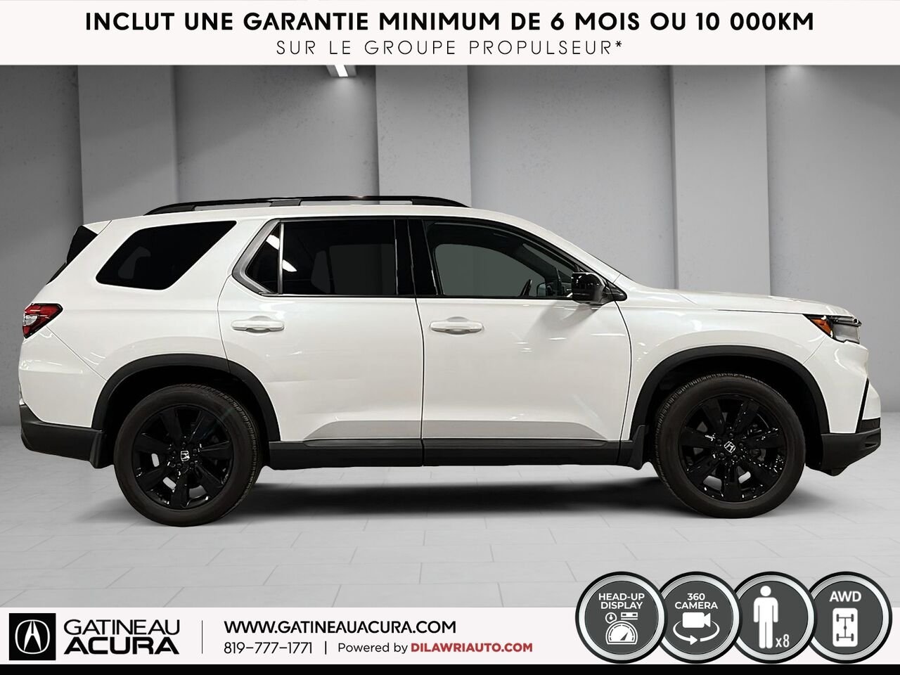 Honda Pilot Black Edition AWD 2024 Blanc Ottawa & Gatineau - photo #13