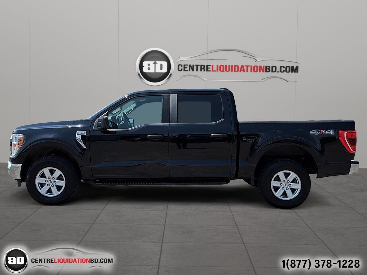 Ford F-150 XLT cabine SuperCrew 4RM caisse de 5,5 pi | BD0356 2021 Noir Granby - photo #8
