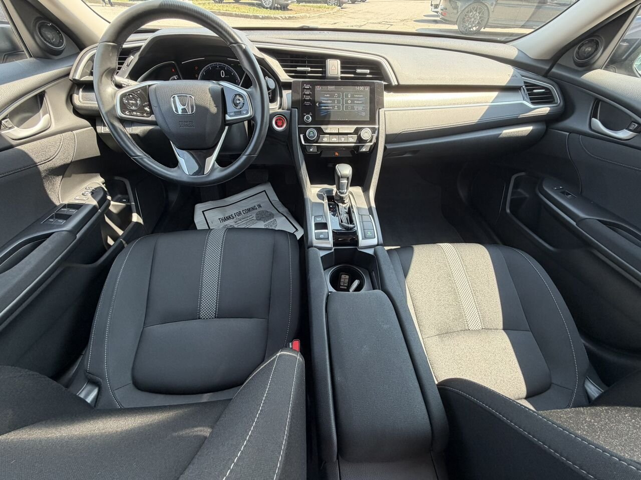 Honda Civic Berline EX AUTOMAITQUE 2019 Noir Laval - photo #15