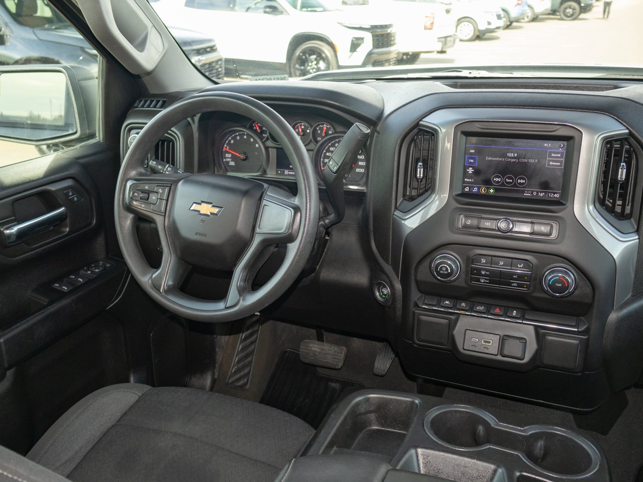 2024 Chevrolet Silverado 1500 4WD Crew Cab 147 Custom Grey Sherwood Park - photo #26