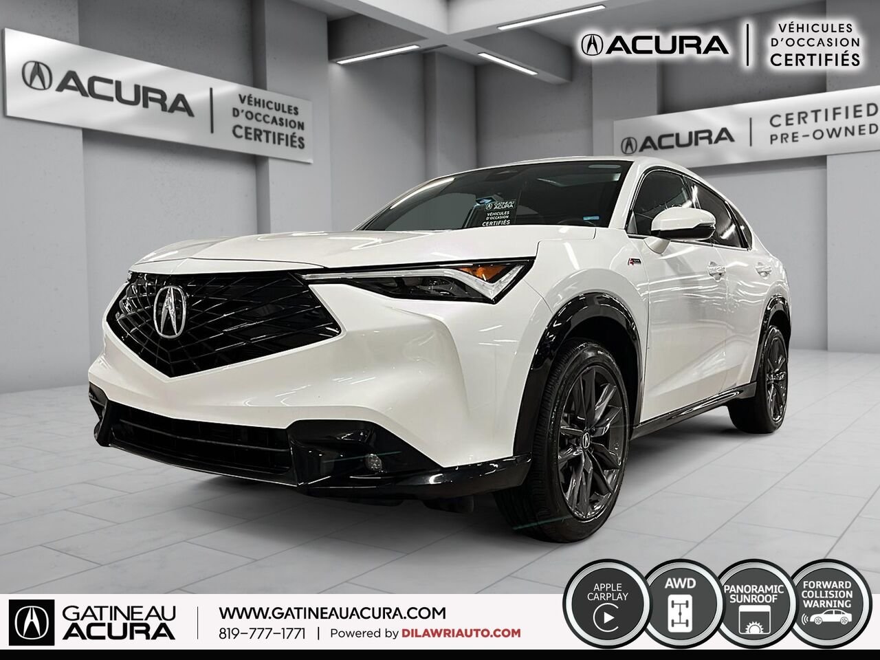 2025 Acura ADX A-Spec AWD White Gatineau - photo #0