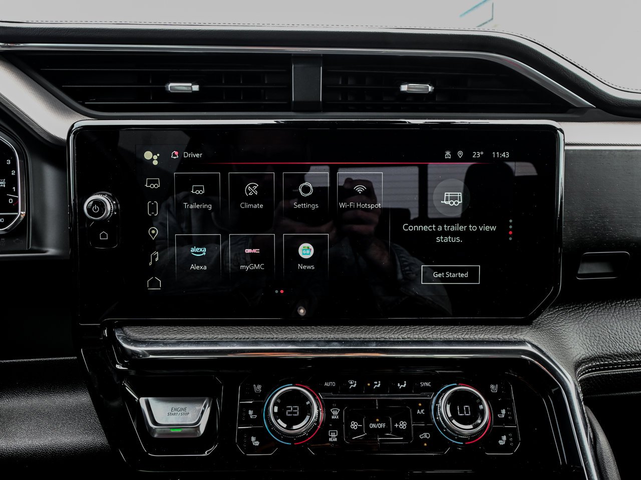 2025 GMC Sierra 1500 4WD Crew Cab 147 Denali Black Sherwood Park - photo #29