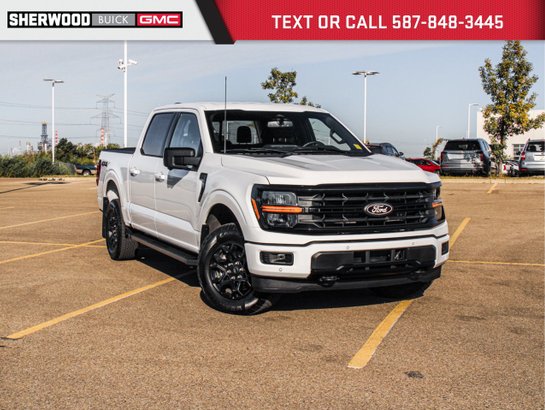 2025 Ford F-150 XLT 302A 3.5L | Black Appearance Package White
