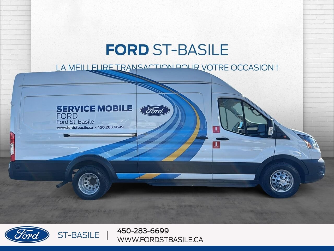Ford TRANSIT 2023 Blanc Saint-Basile-le-Grand - photo #9