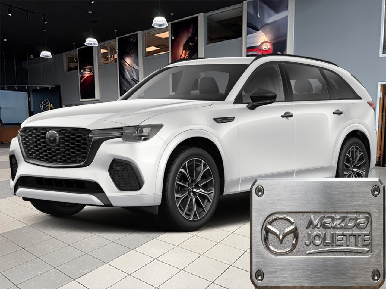 MAZDA CX-70 hybride rechargeable 2026 Blanc rhodium métallisé Notre-Dame-des-Prairies - photo #0
