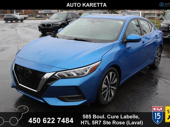 Nissan Sentra SV toit ouvrant cruise adapt sieges chauffants 2023 Bleu
