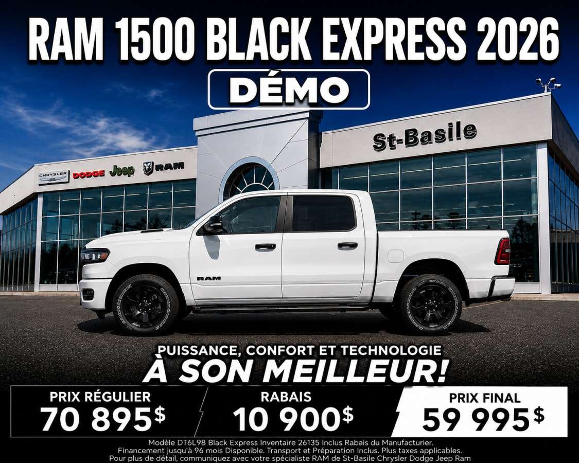 Ram 1500 2026 Blanc Saint-Basile-le-Grand - photo #2