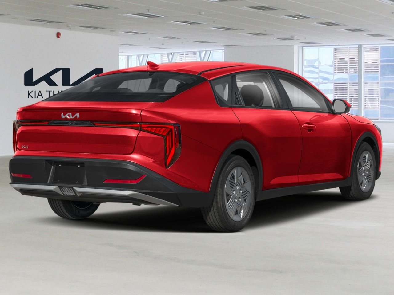 2026 Kia K4 Radiant Red Thetford Mines - photo #2