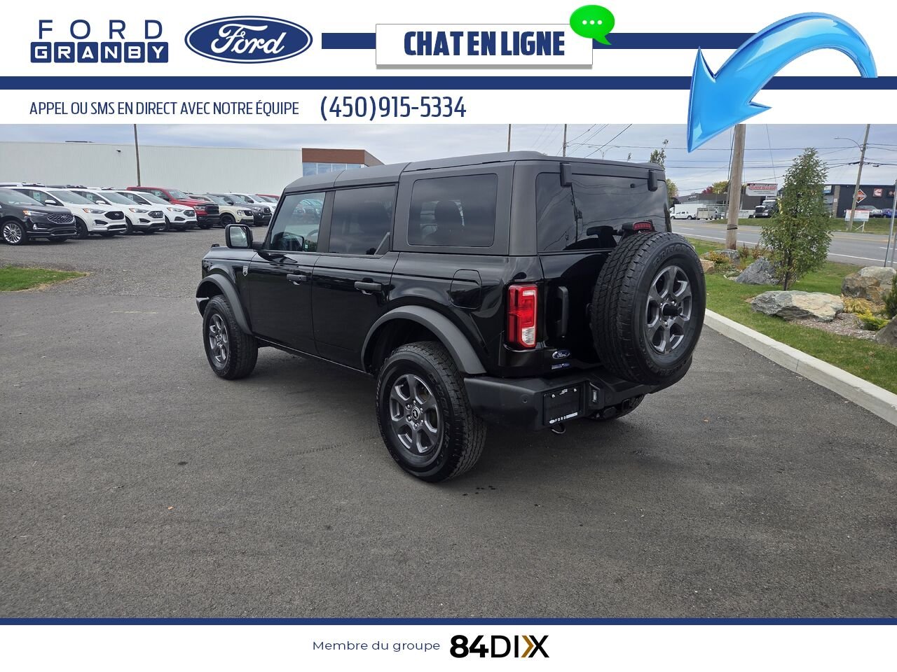 2023 Ford Bronco Black Granby - photo #4