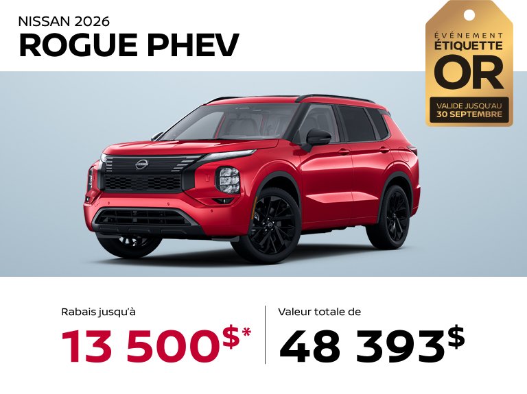 Promo Nissan Rogue PHEV