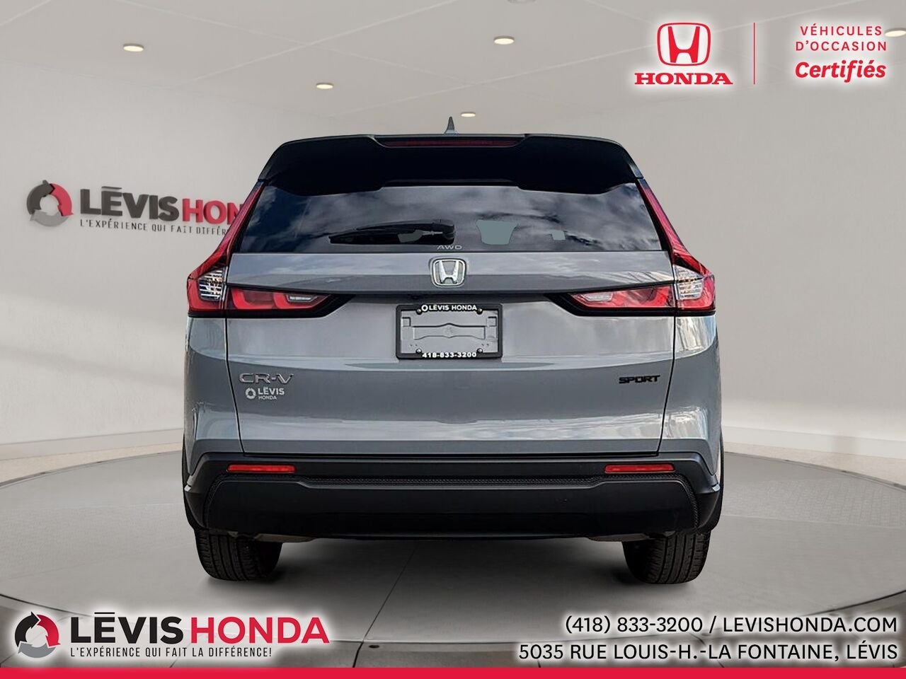 Honda CR-V Sport AWD Sport Traction Intégrale 2023 Gris Lévis - photo #10