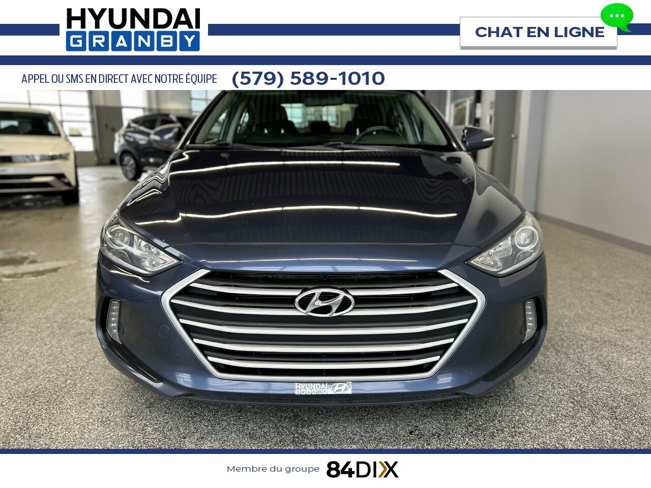 Hyundai Elantra 2018 Bleu Granby - photo #2
