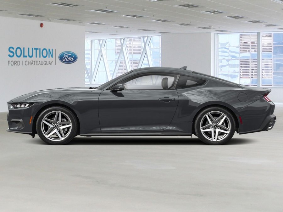 Ford Mustang EcoBoost haut niveau à toit fuyant 2026 Gris avalanche