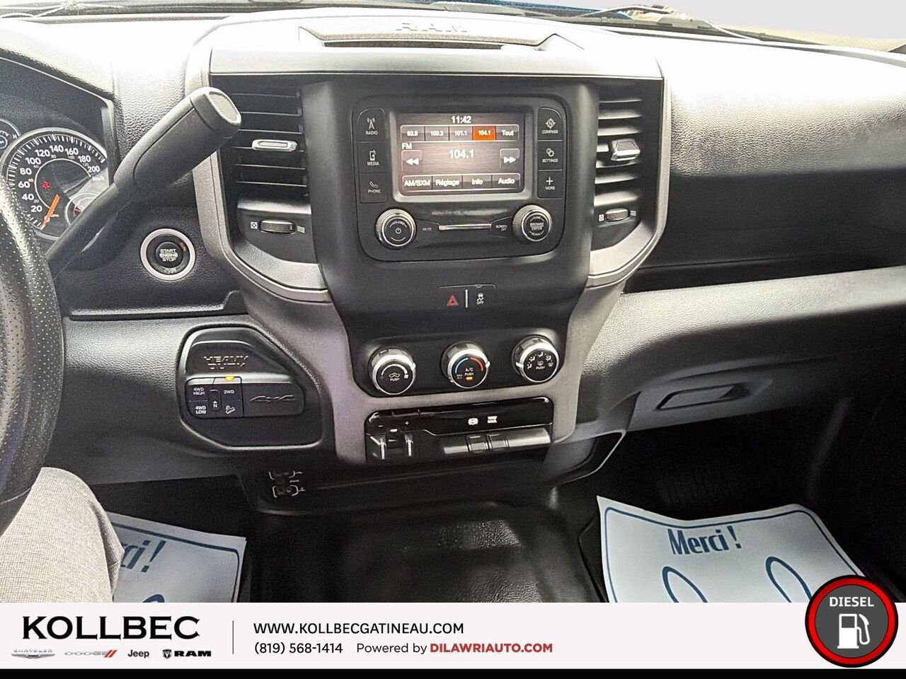 RAM 2500 261801 | Tradesman CrewCab 4x4 2022 Bleu Gatineau - photo #2