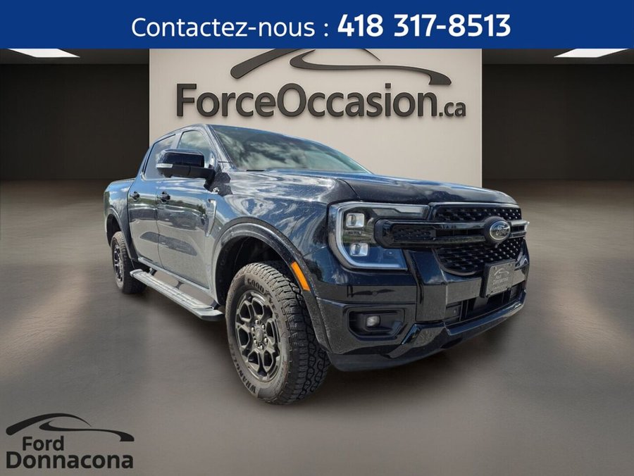 Ford Ranger LARIAT cabine SuperCrew 4RM caisse de 5 pi 2025 Noir