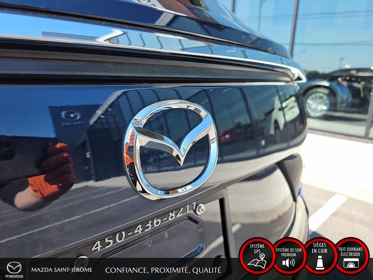 Mazda CX-9 Signature | AWD | TOIT OUVRANT | CUIR | 6 PASS 2022 Bleu Saint-Jérôme - photo #7