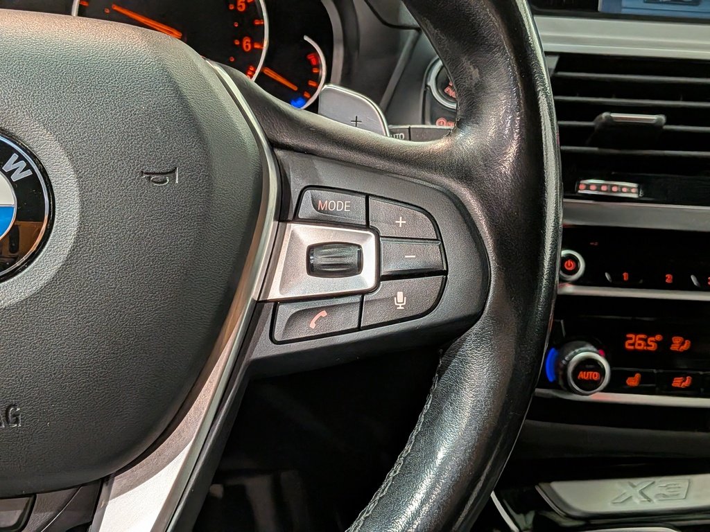 BMW X3 xDrive30i Sports Activity Vehicle 2018 Noir Val-David - photo #18
