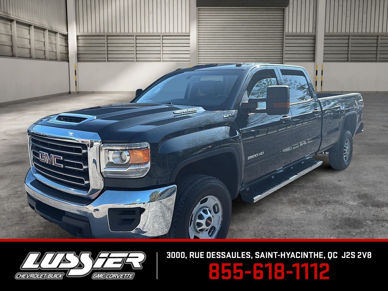 Gray 2019 GMC Sierra 2500HD Pickup Truck Four-Wheel Drive Automatic