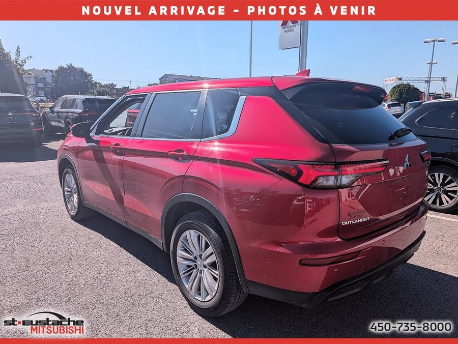 Mitsubishi Outlander ES S-AWC-BANC CHAUFFANT-CAMERA DE RECUL-CARPLAY/ANDROID AUTO 2022 Rouge