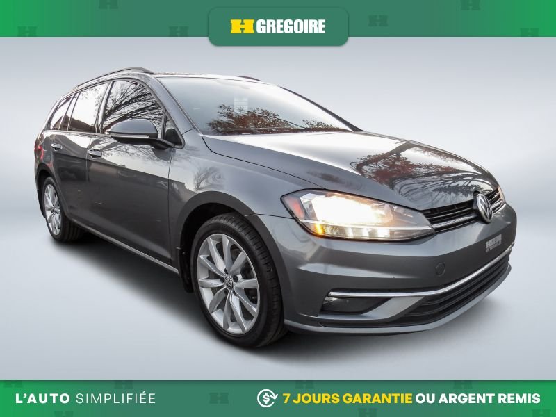 2019 Volkswagen Golf Highline AUTO A/C CUIR TOIT MAGS CAM RECUL Grey
