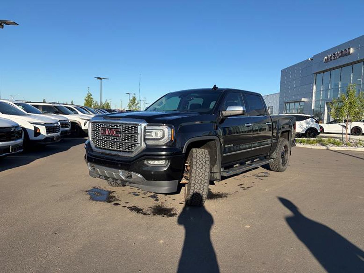 2018 GMC Sierra 1500 4WD Crew Cab 143.5 Denali Black Sherwood Park - photo #2