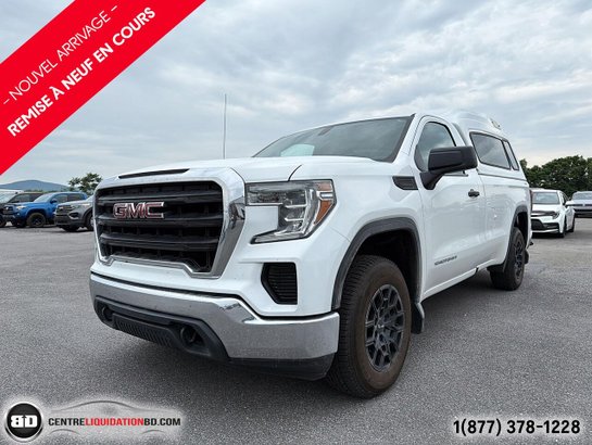 2019 GMC Sierra 1500 SINGLE CAB V6 4X4 4.3L BOÎTE 8P + BOÎTE DE FIBRE White