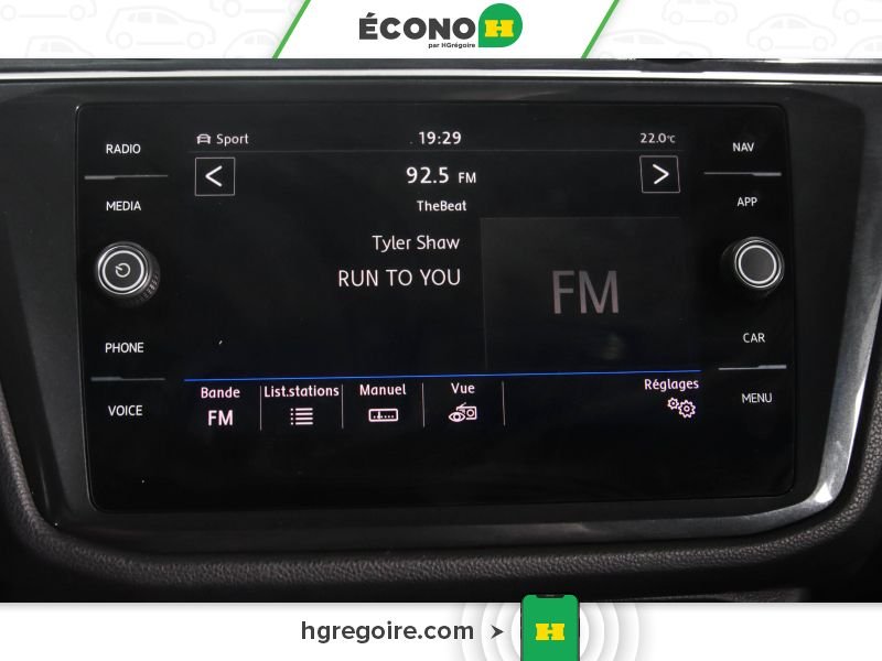 Volkswagen Tiguan 821525 | Comfortline AWD CUIR BLUETOOTH CAMÉRA MAGS 2018 Blanc Laval - photo #9